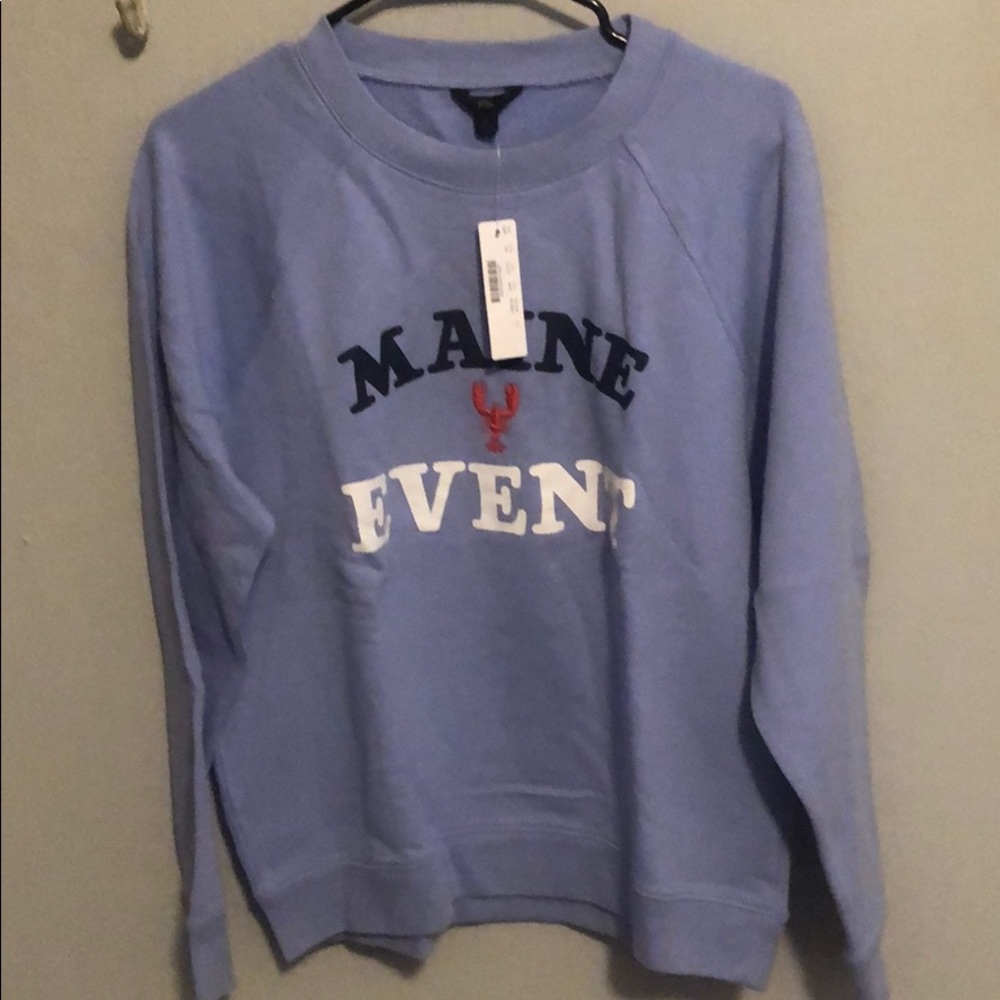 J crew Maine event lobster sweatshirt